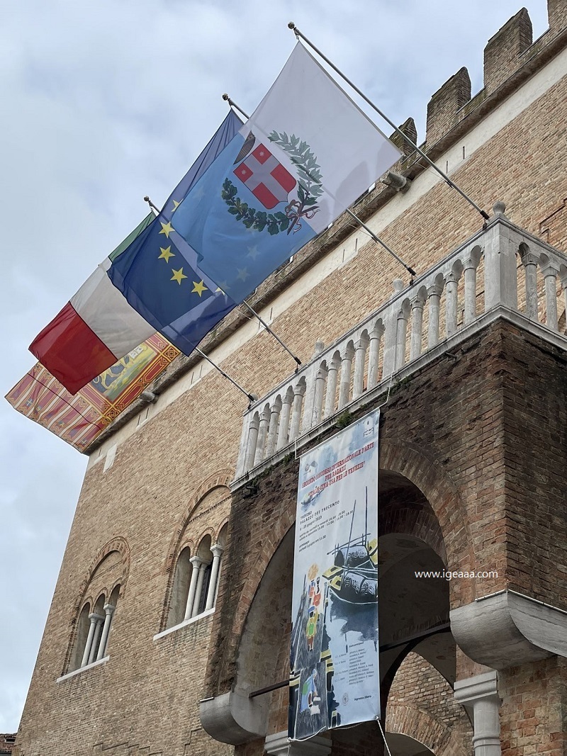 2023年意大利威尼斯國際青少年繪畫比賽_意大利特雷維索特雷森托宮_Palazzo dei Trecento 14世紀建築