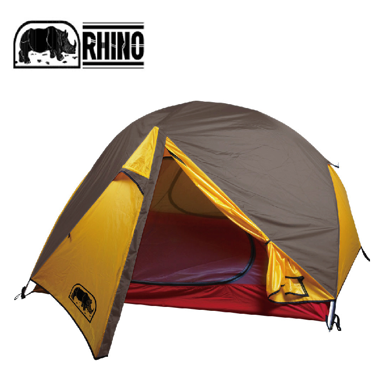 RHINO犀牛三人頂級全透氣帳 (黃紅) 3人帳/登山/露營/帳篷 60RG-33