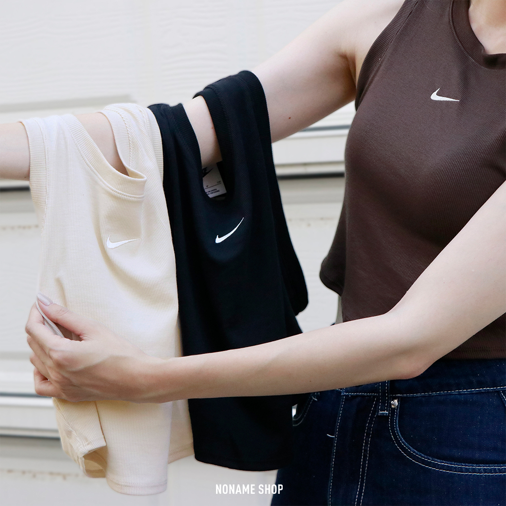 NIKE NSW ESSENTIALS 羅紋 小勾 短版 背心 三色 (女款)