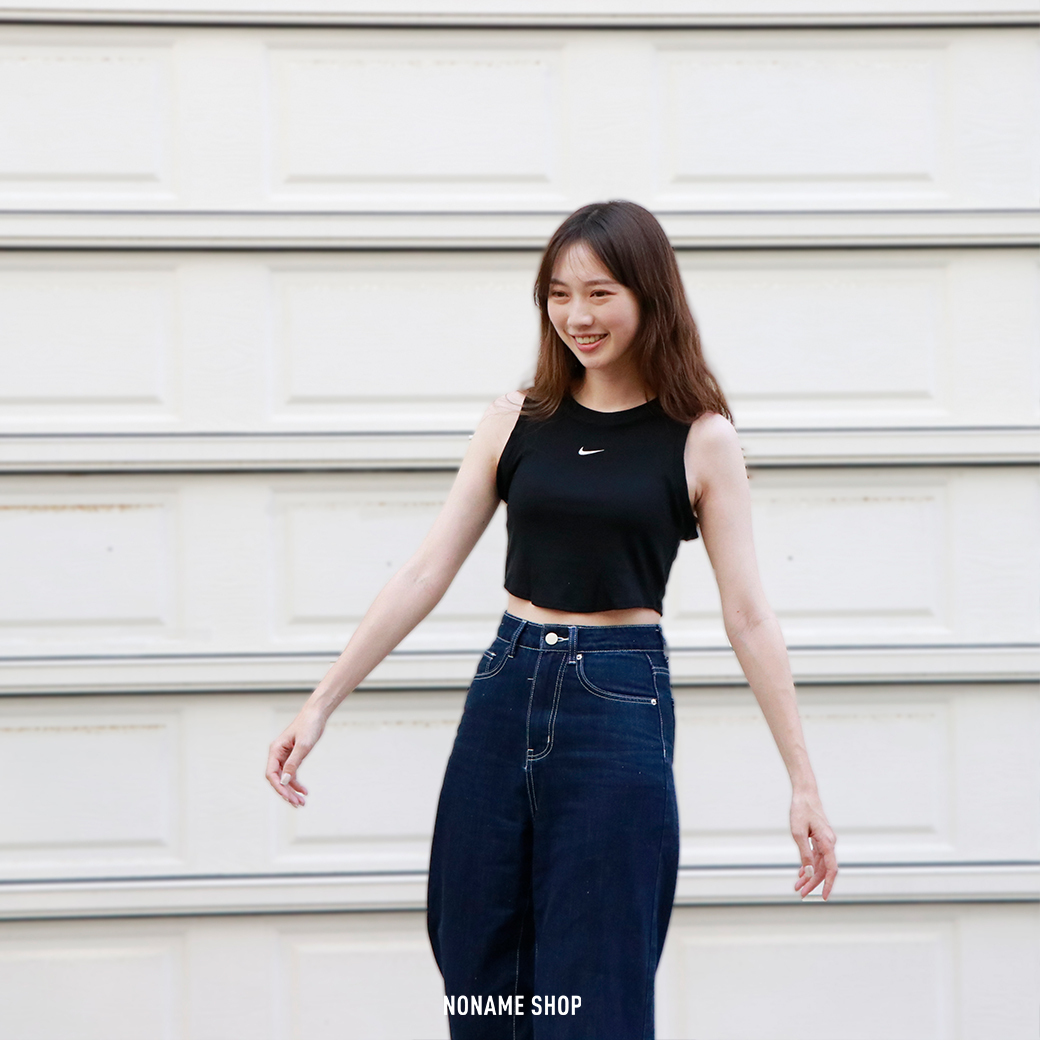 NIKE NSW ESSENTIALS 羅紋 小勾 短版 背心 三色 (女款)