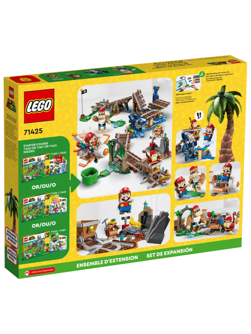 LEGO 71425 Diddy Kong's Mine Cart Ride Expansion Set