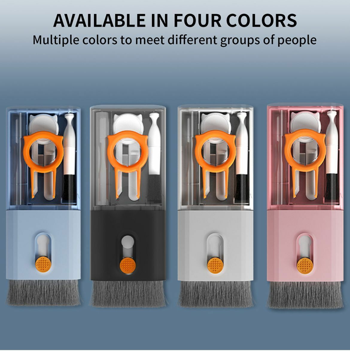 AHASTYLE-WG121 10 in 1藍芽耳機鍵盤手機多功能收納清潔套裝