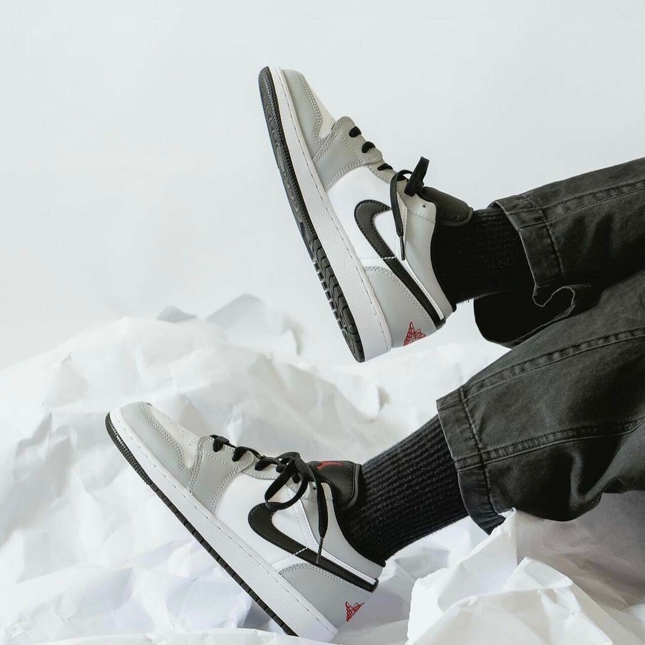 Nike Air Jordan 1 Low "Light Smoke Grey" 煙灰 小Dior