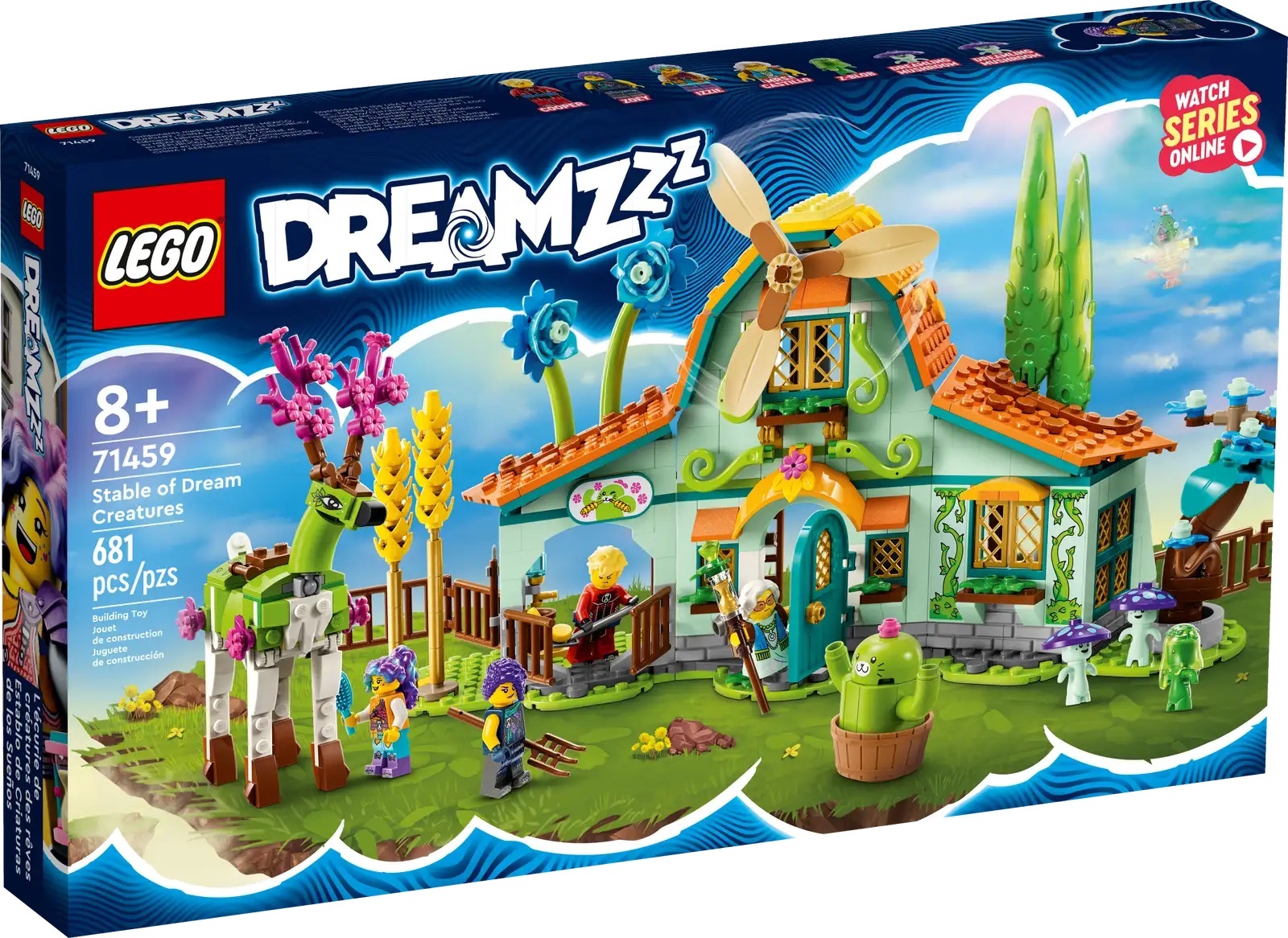 花鳥小禽圖 瘋狂的夢境世界｜LEGO 71459 DREAMZzz-夢土生物馬廄| 飛米樂高