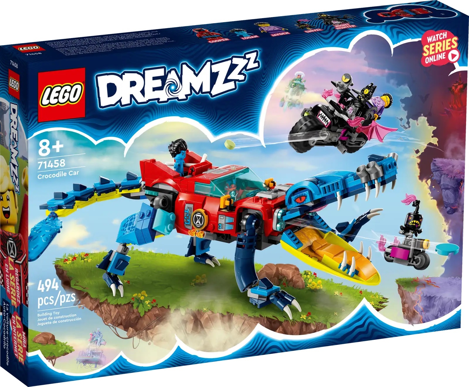 [飛米樂高積木專賣店] LEGO 71458 DREAMZzz-鱷魚車
