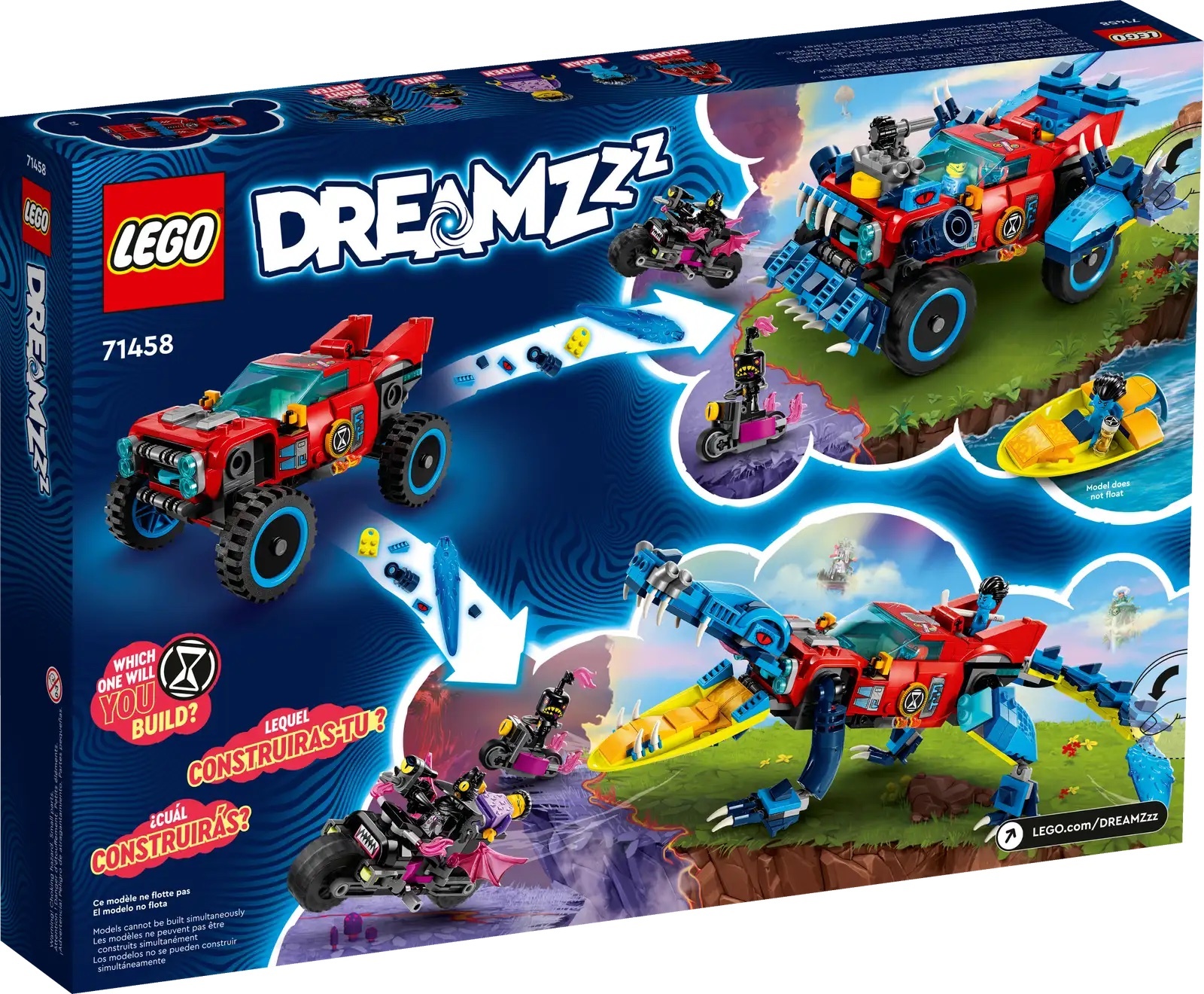 [飛米樂高積木專賣店] LEGO 71458 DREAMZzz-鱷魚車
