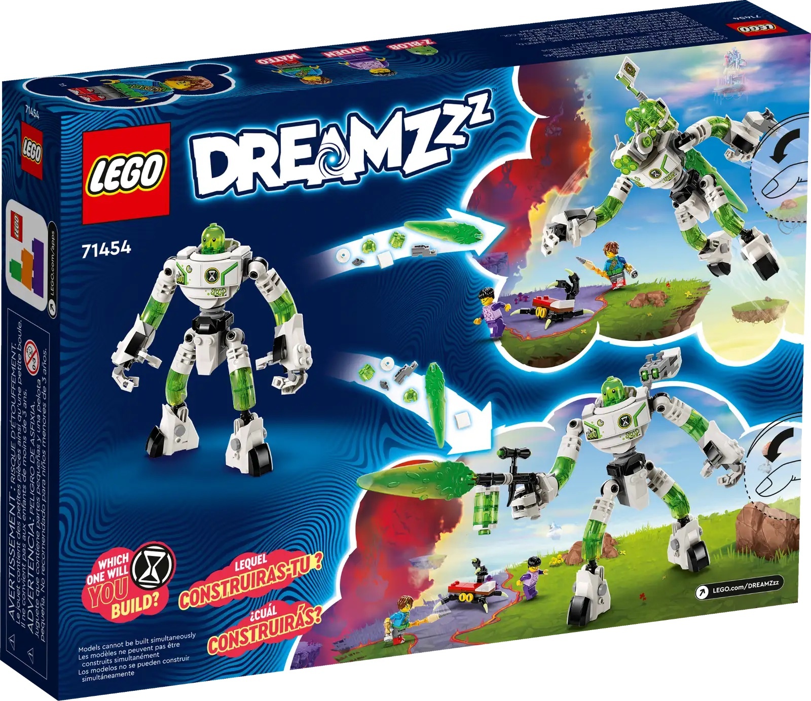[飛米樂高積木專賣店] LEGO 71454 DREAMZzz-馬特歐和機器人綠魔球