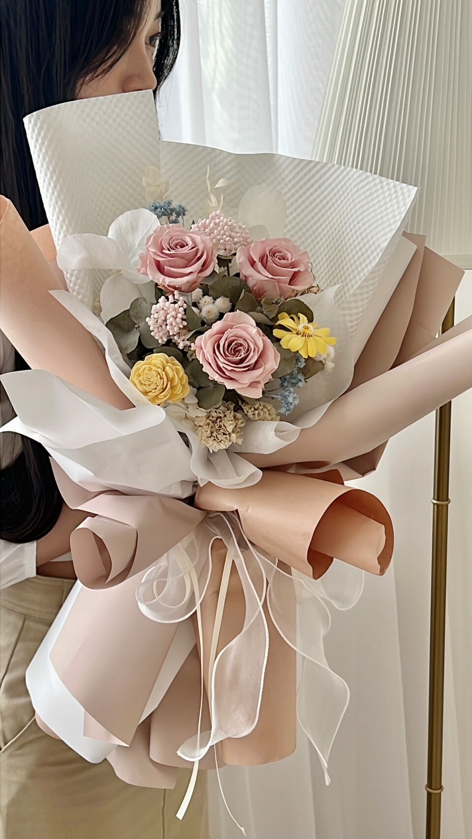 多巴胺韓系花束