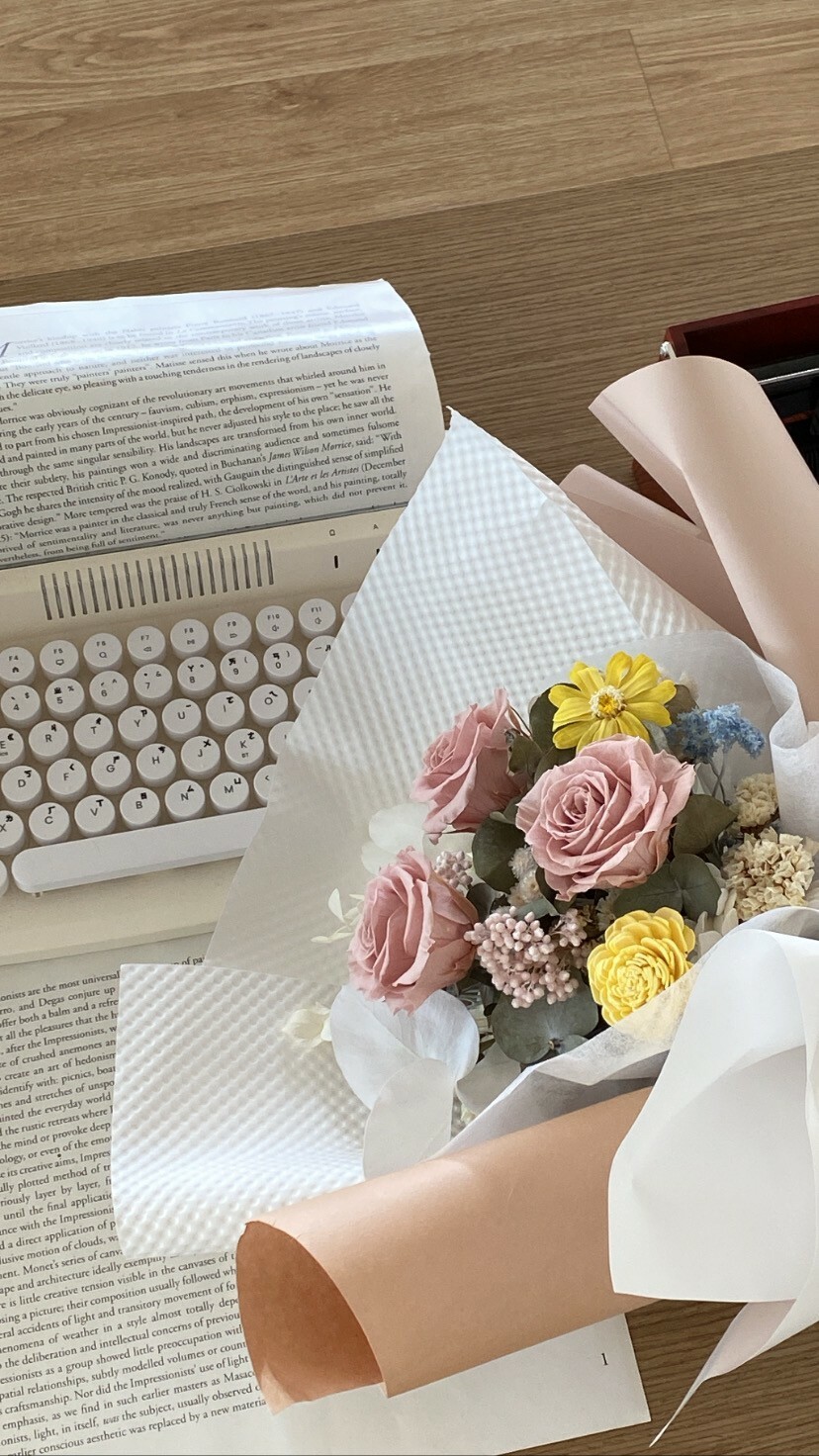 多巴胺韓系花束