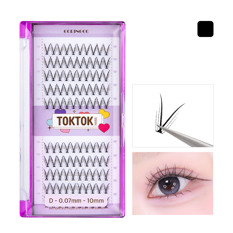 CORINGCO TOKTOKHARA Filter Check Eyelashes (100PCS)