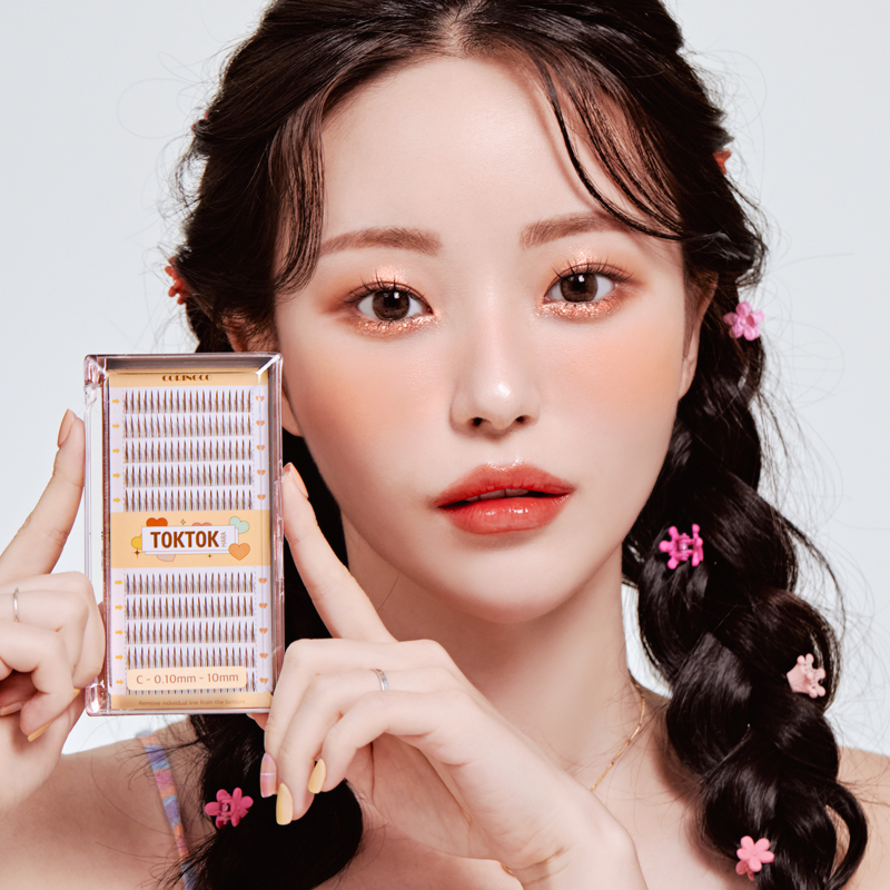 CORINGCO TOKTOKHARA Filter Eyelashes BROWN (200PCS)