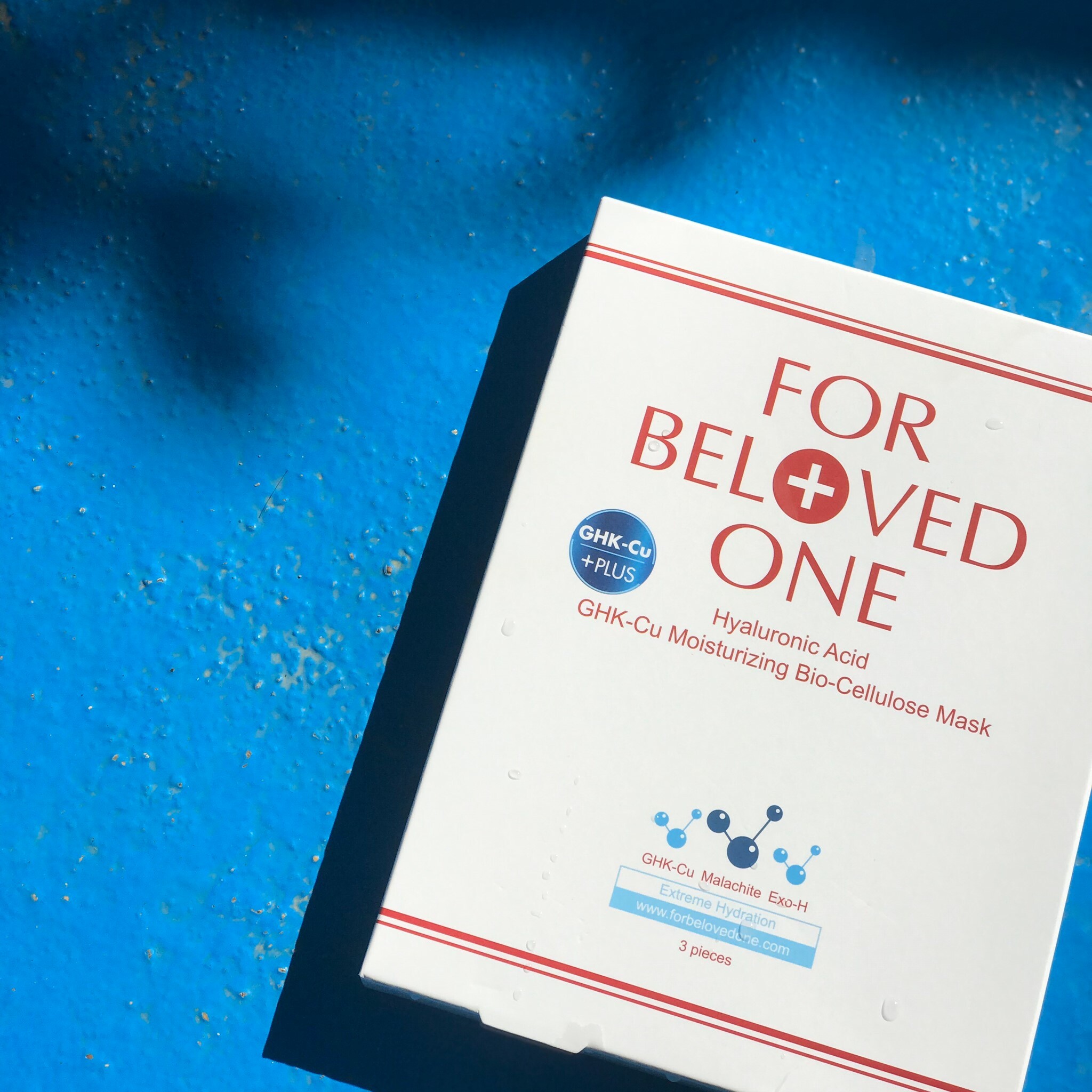 【即期/盒損】三分子玻尿酸藍銅保濕生物纖維面膜3片/盒(效期:20261015)