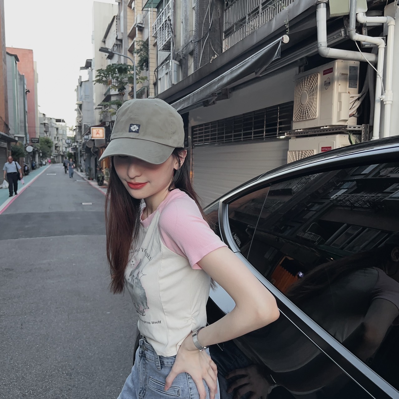 交叉旗標老帽/五色