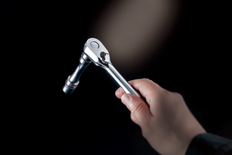 KTC nepros 3分銀色棘輪扳桿