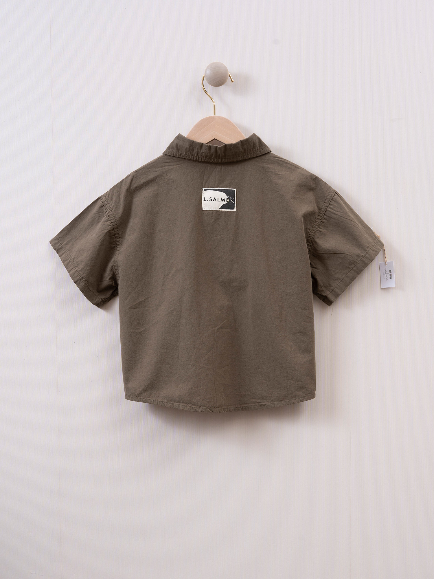 mila's 口袋短袖恤衫