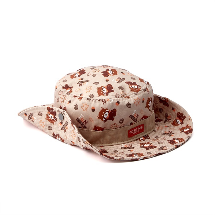 Red Panda Trekking Hat (Brown) - Kids