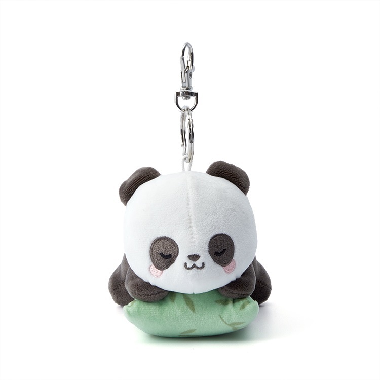 Sleepy Panda Plush Keychain