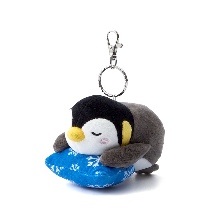Sleepy Emperor Penguin Plush Keychain