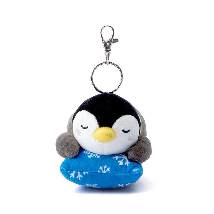 Sleepy Emperor Penguin Plush Keychain