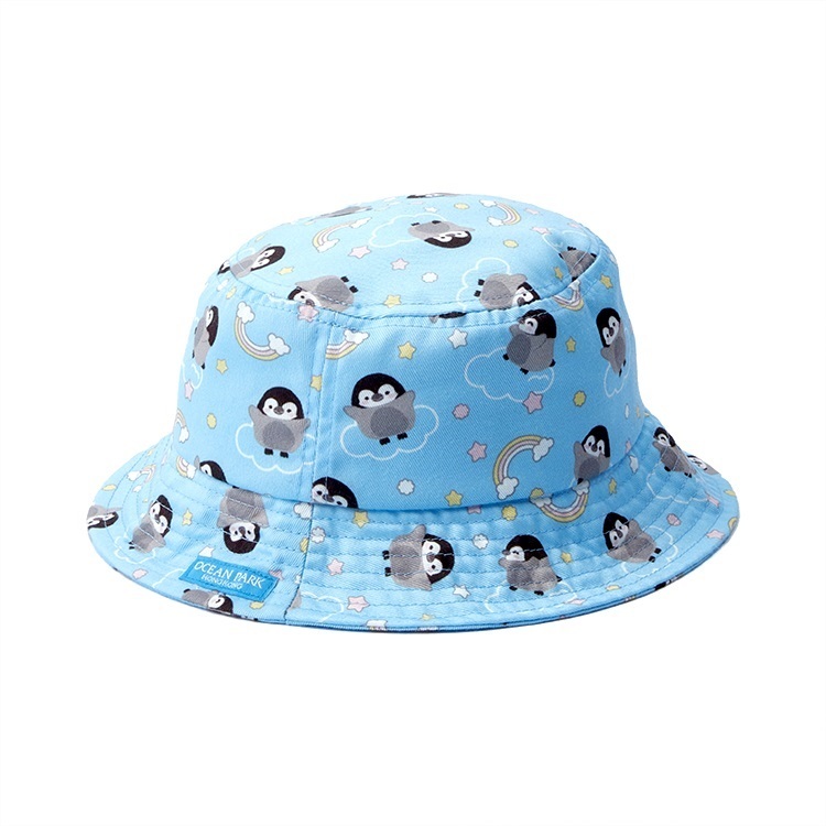 Penguin Bucket Hat (Blue) - Kids