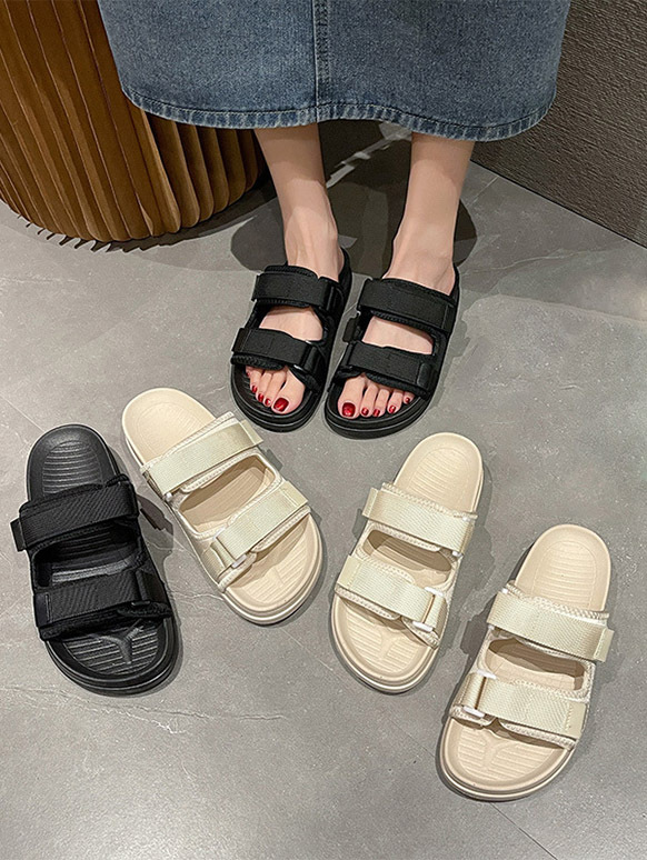 拖鞋 男女款 外穿開車運動休閒 防滑耐磨 軟底沙灘拖鞋