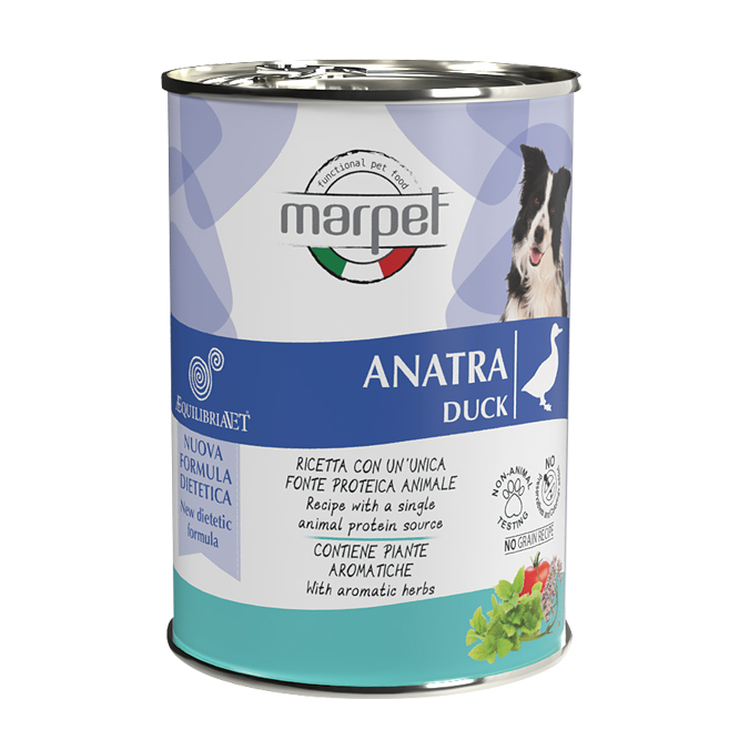 Marpet Equilibria 狗罐頭 單一蛋白系列．鴨肉配方400g