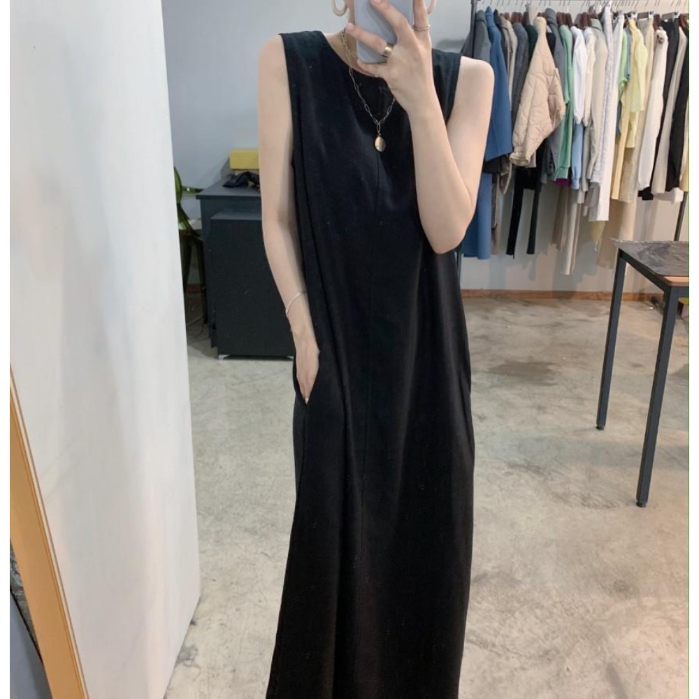 LYS-連身式微露背全長背心