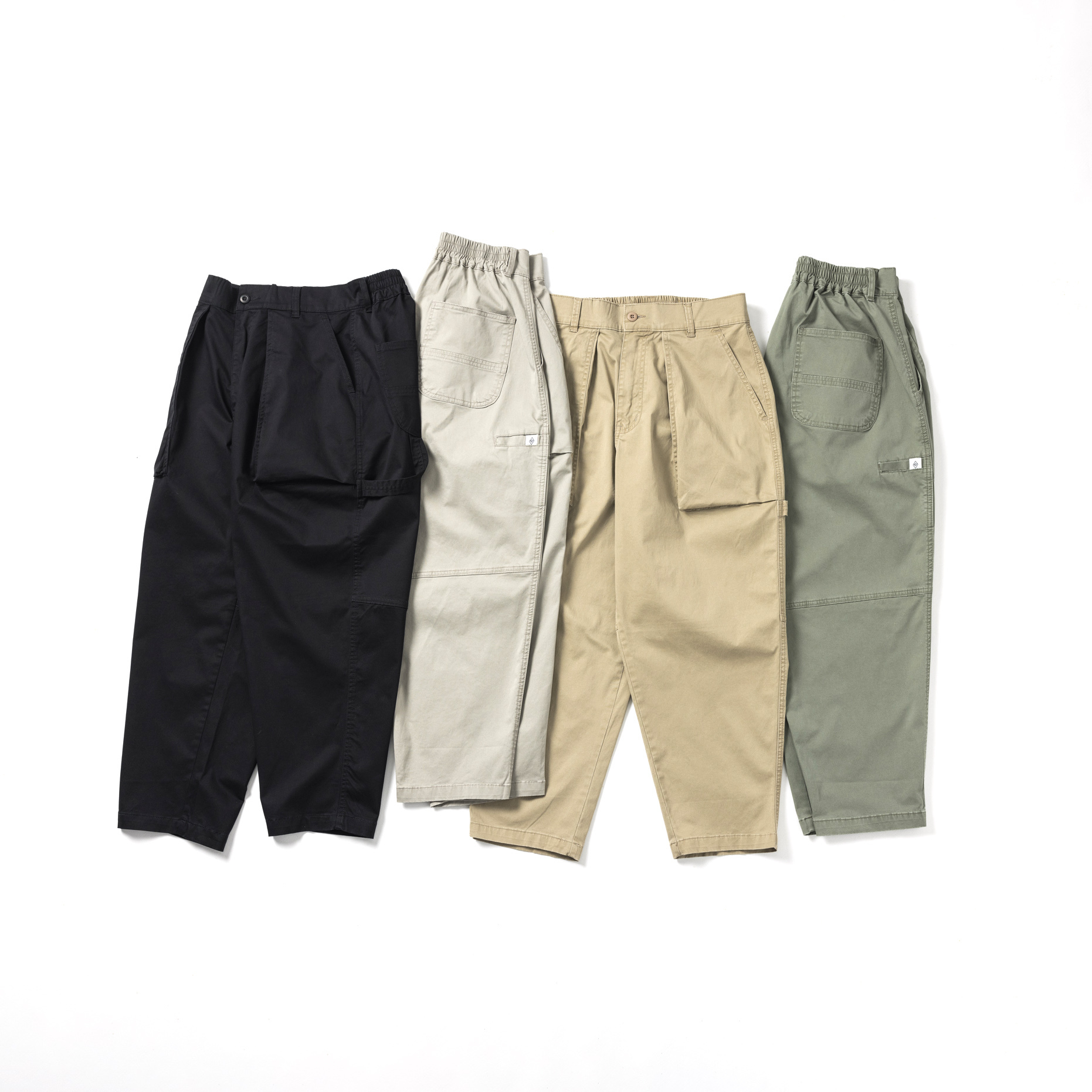 FEISTY POCKET BAKER PANTS 卡其 黑 灰綠 淺灰 FS-DS-19 20 21 22 [台灣現貨]