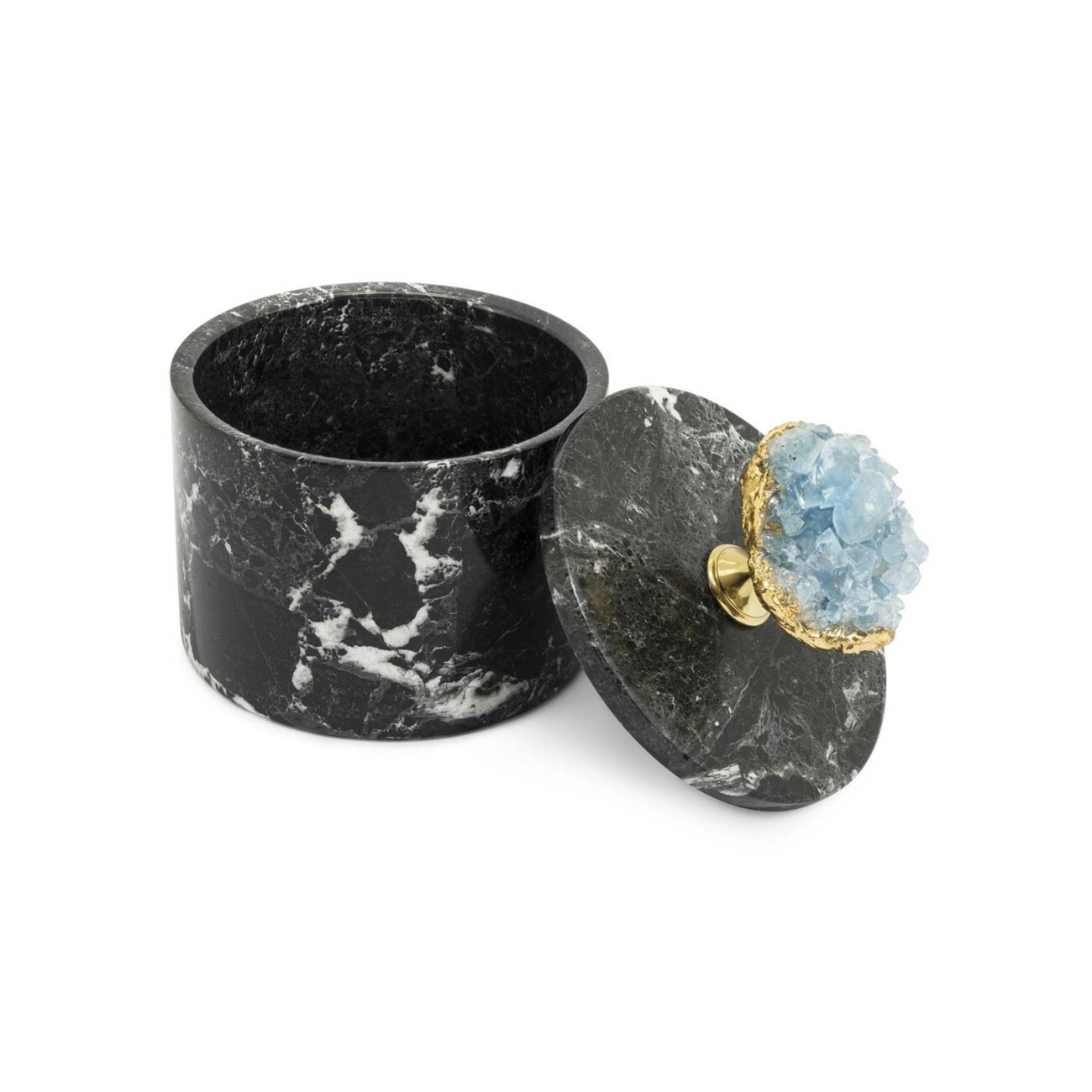 ABHIKA - 天然亞硒酸鹽大理石收納罐