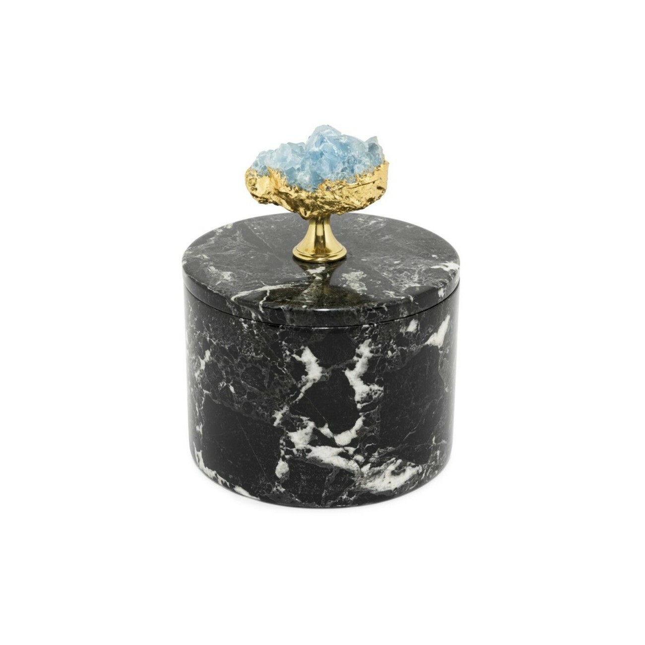 ABHIKA - 天然亞硒酸鹽大理石收納罐