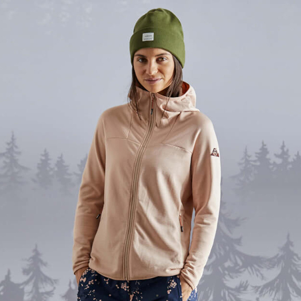 【MALOJA】女Tecnostretch保暖透氣連帽外套 / 21MA32164