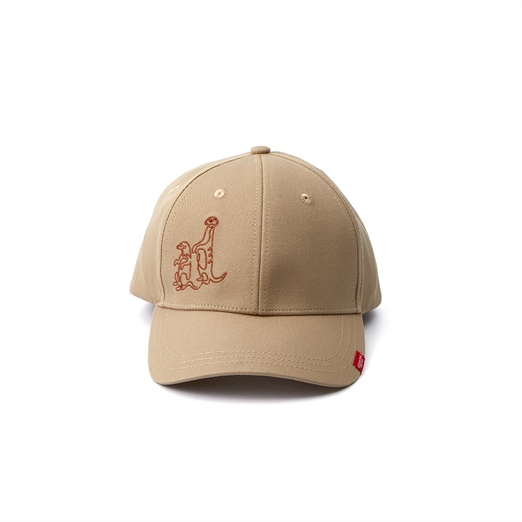 Outline Meerkat Graphic Cap - Adult (Khaki)