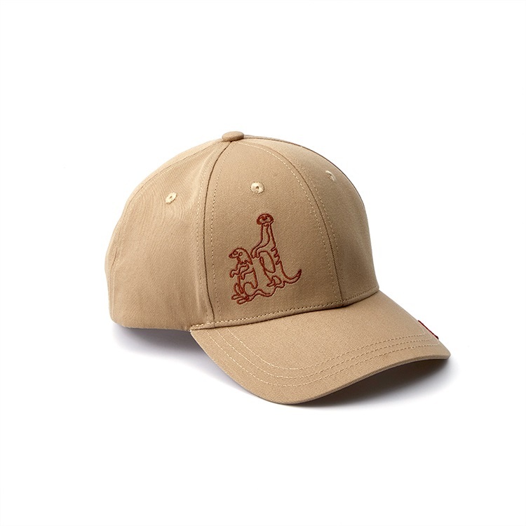 Outline Meerkat Graphic Cap - Adult (Khaki)