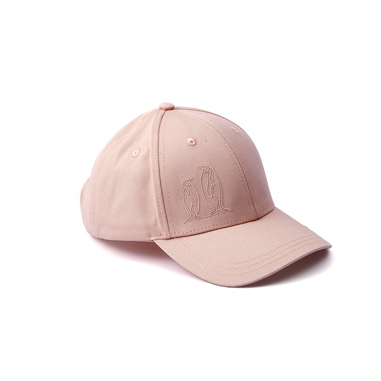 Outline Penguin Graphic Cap - Adult (Pink)