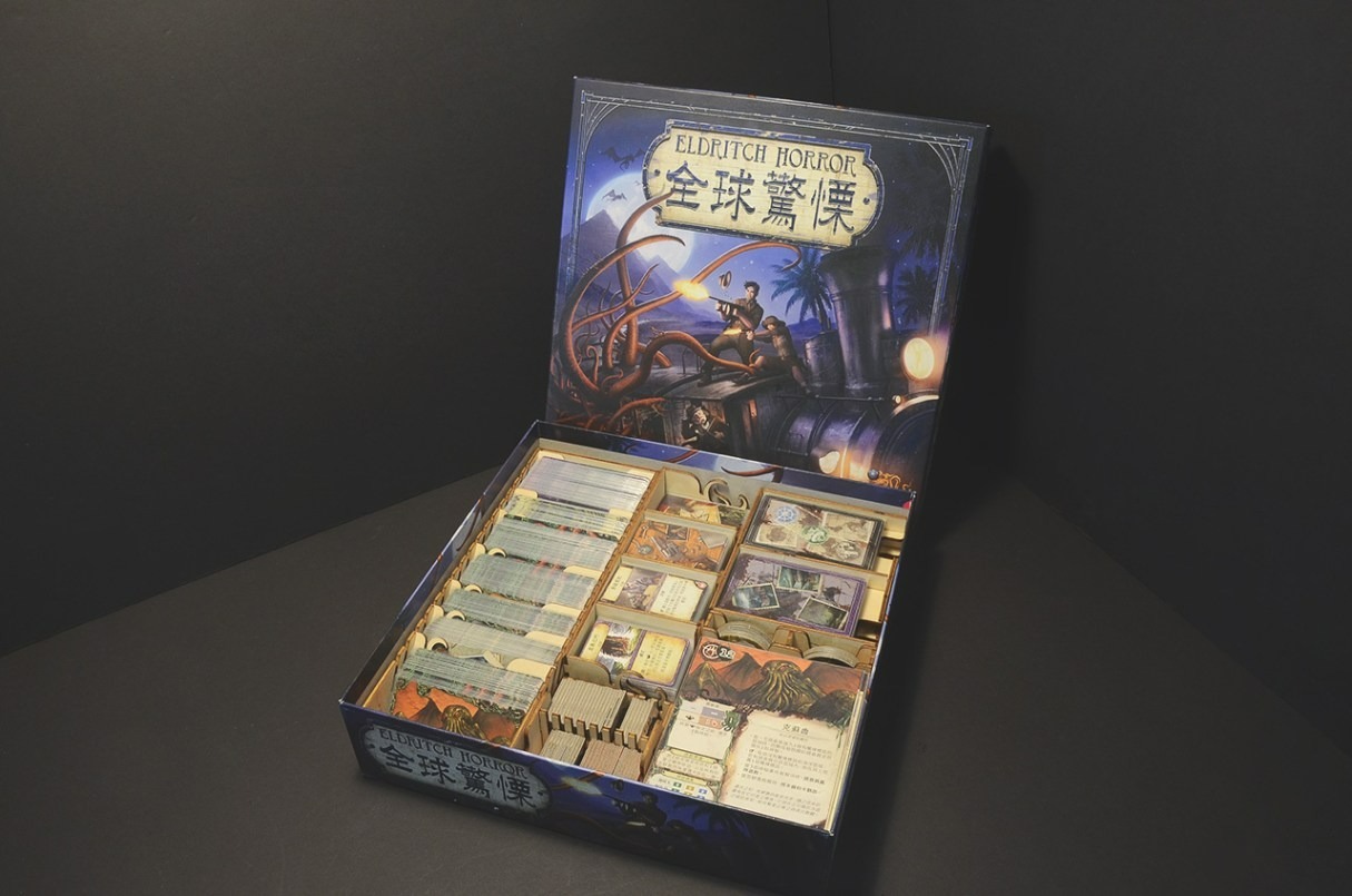全球驚慄+全擴 Eldritch Horror 桌遊收納盒