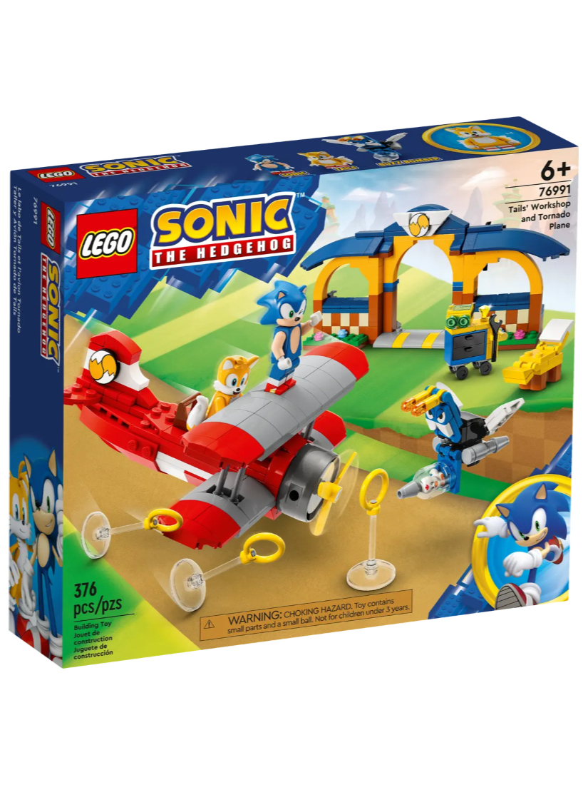 LEGO 76991 Tails' Workshop and Tornado Plane