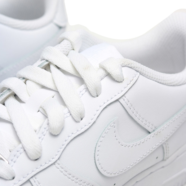 NIKE 休閒鞋 AIR FORCE 1 LE GS 經典全白 皮革 大童 女 DH2920-111