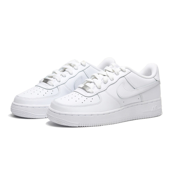 NIKE 休閒鞋 AIR FORCE 1 LE GS 經典全白 皮革 大童 女 DH2920-111