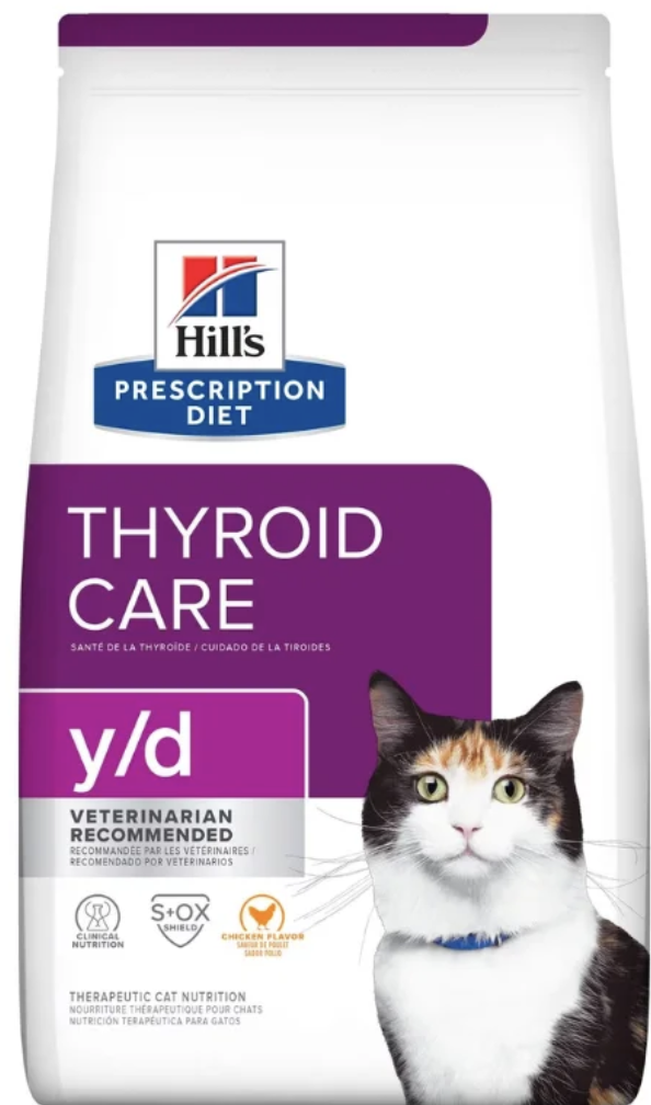 Hill's® Prescription Diet® y/d™ Feline Thyroid Care 4lbs