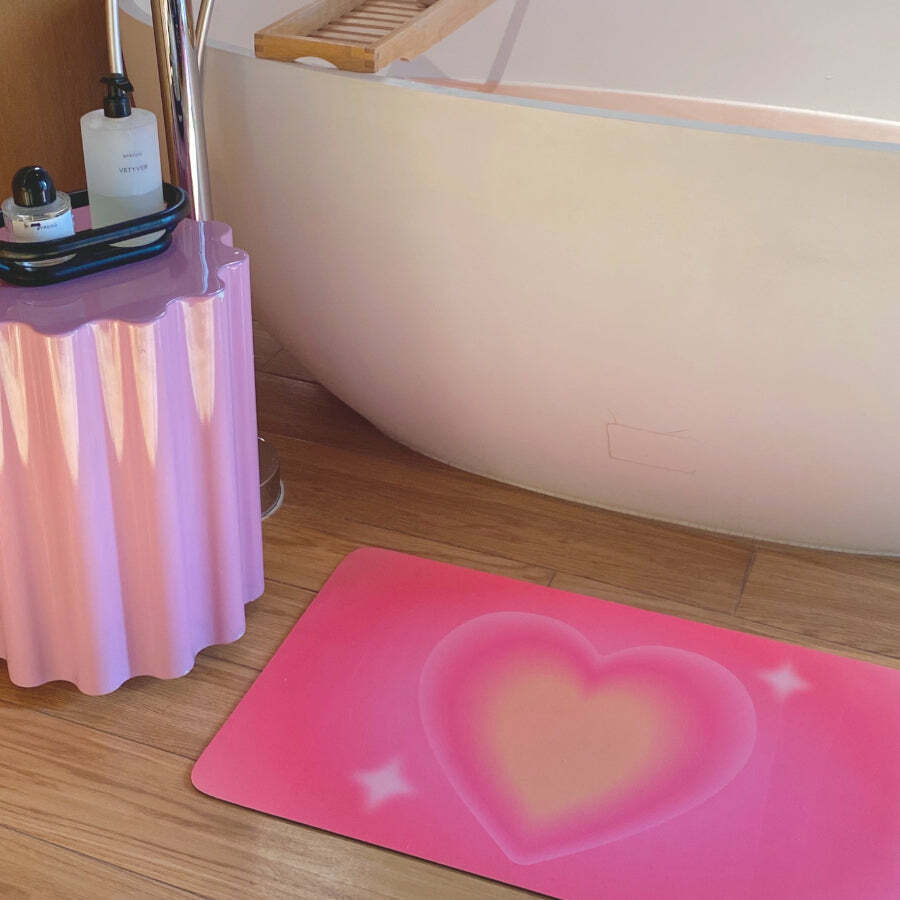 美國 Snack Break // Sweet Heart Innovative Quick Dry Bath Mat