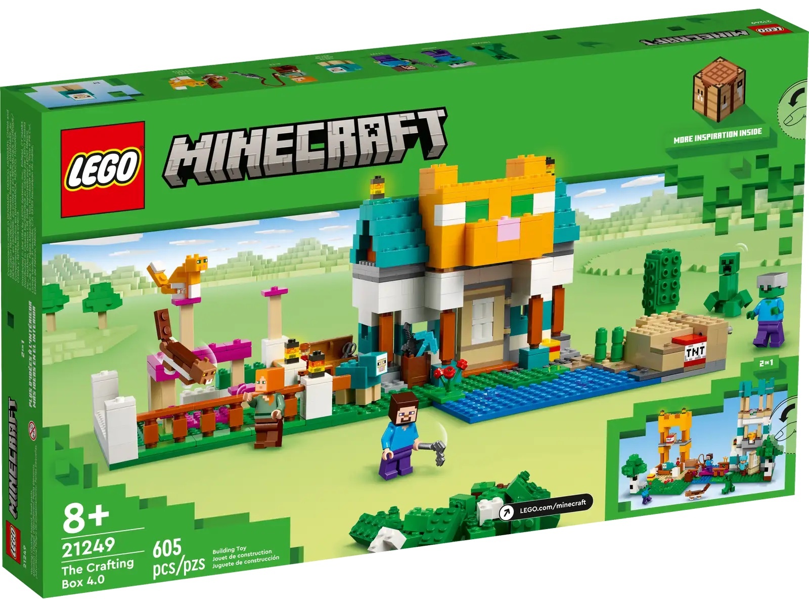 [飛米樂高積木專賣店] LEGO 21249 Minecraft-TheCraftingBox4.0
