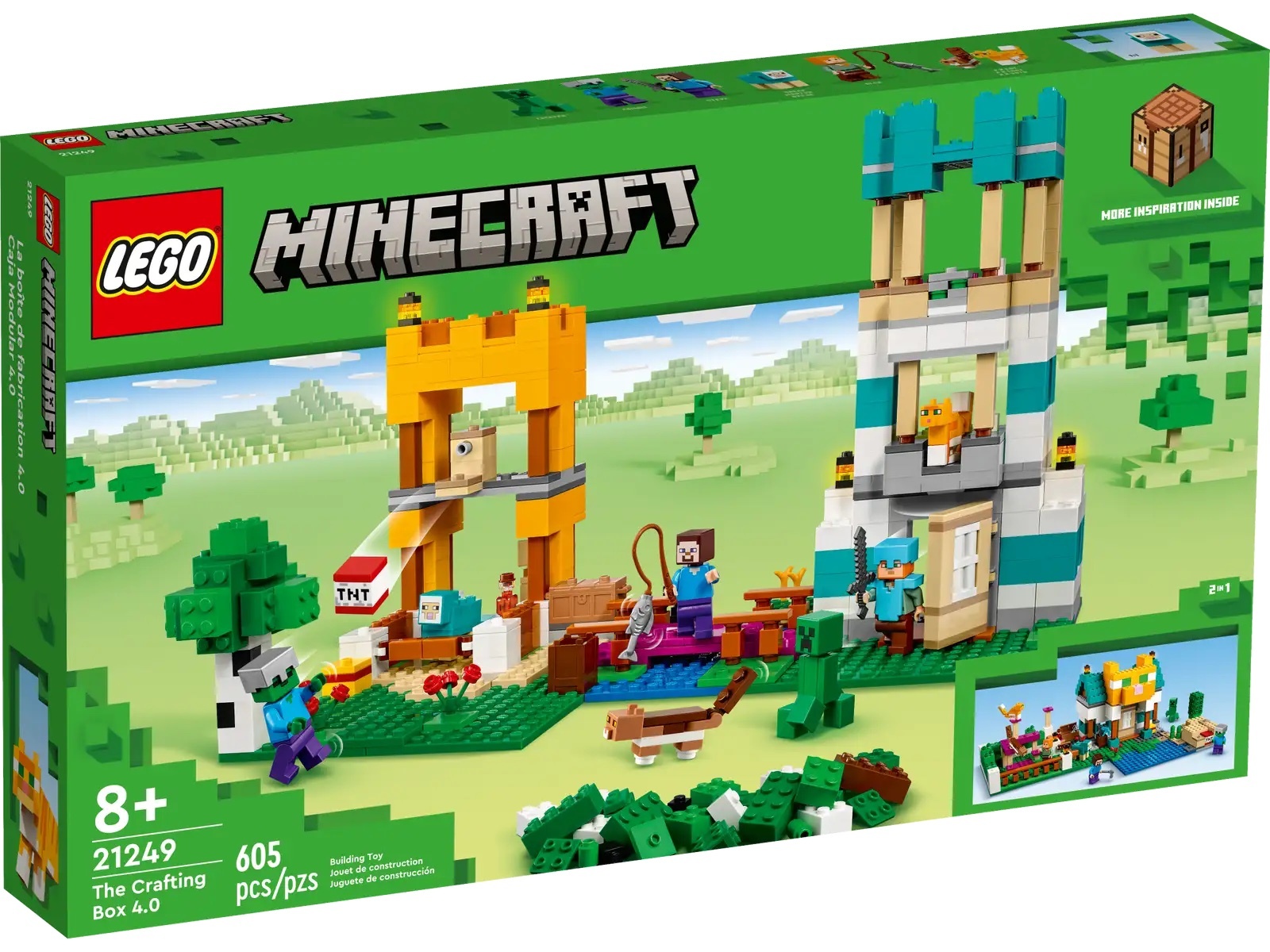 [飛米樂高積木專賣店] LEGO 21249 Minecraft-TheCraftingBox4.0