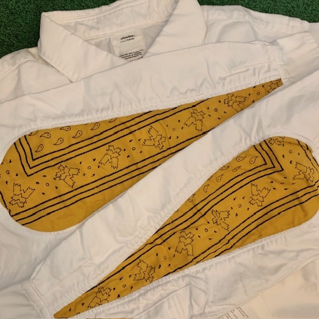 VISVIM ALBACORE BANDANA N.D. L/S (GIZA OX) -  WHITE SIZE 1 IN STOCK NOW (現貨發售中)