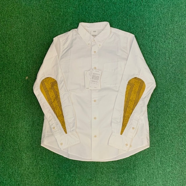 VISVIM ALBACORE BANDANA N.D. L/S (GIZA OX) -  WHITE SIZE 1 IN STOCK NOW (現貨發售中)