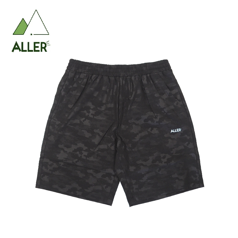 ALLER 迷彩鬆緊排汗短褲 (3色) 休閒/戶外/日常/透氣 20CZD8851