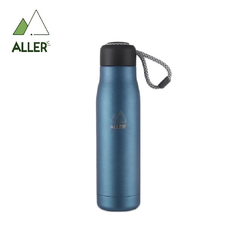 ALLER 不銹鋼保溫瓶(附提繩) 550ml (5色) 雙層真空/保溫保冷/304不鏽鋼 52CBA96468