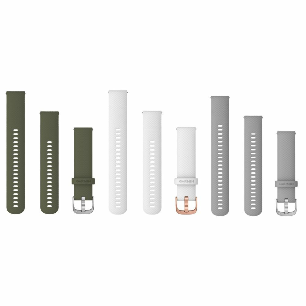 【GARMIN】Quick Release (20mm) vivomove3 矽膠錶帶