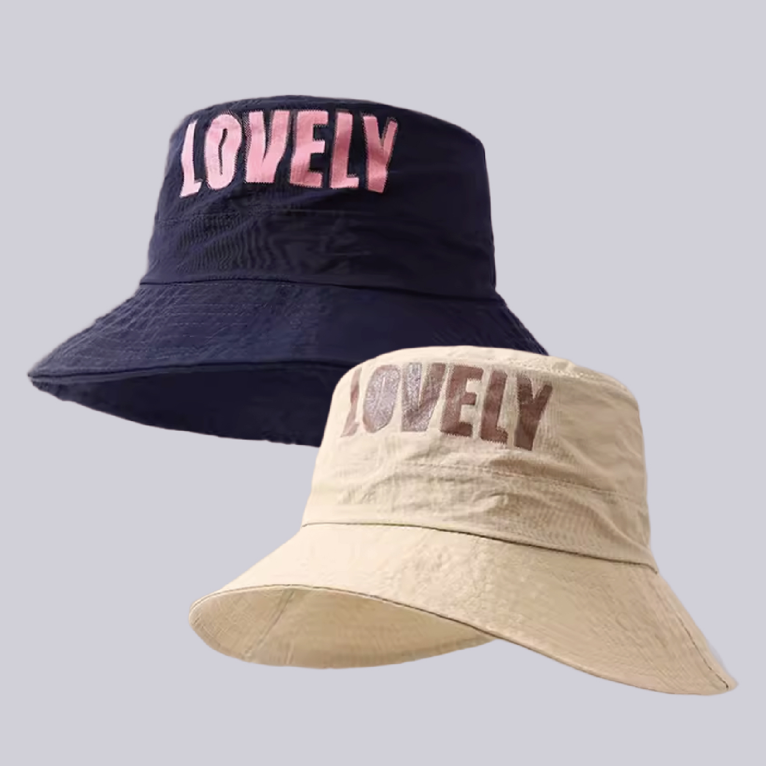 【JA1289】潮流字母漁夫帽＊二色