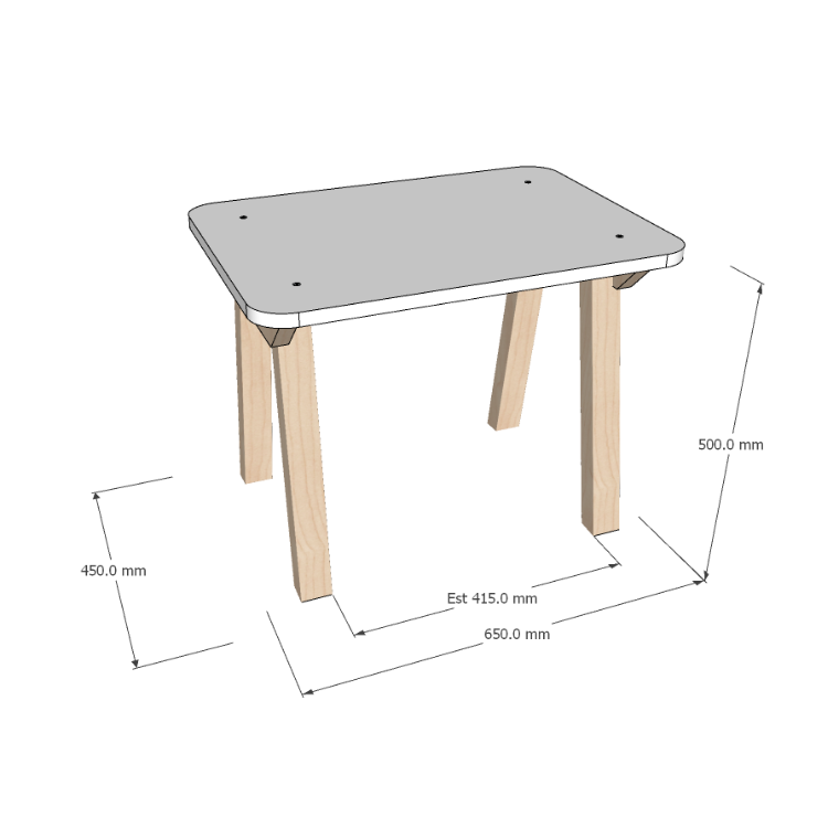 Hansel Kids Table