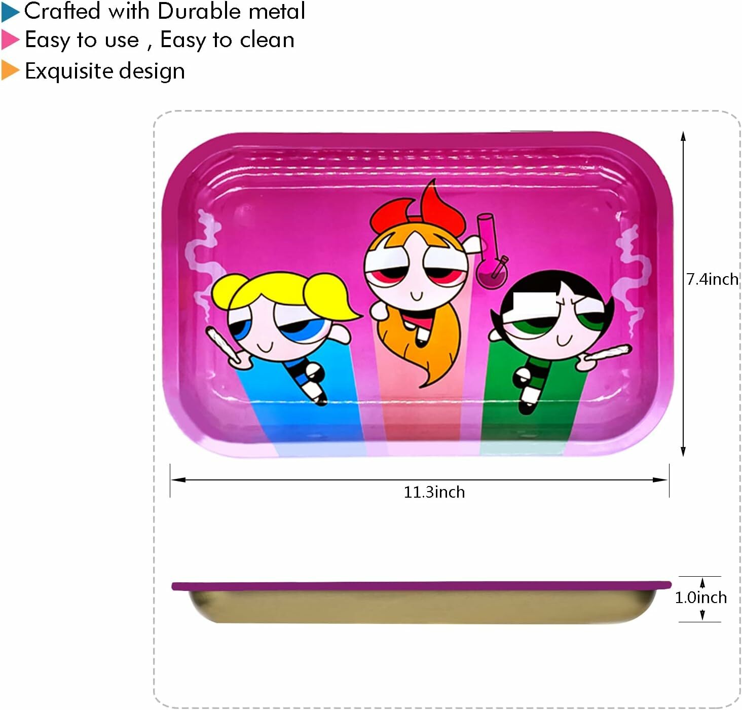 飛天小女警法大煙盤 - Ash Tray 28cm / The Powerpuff Girls